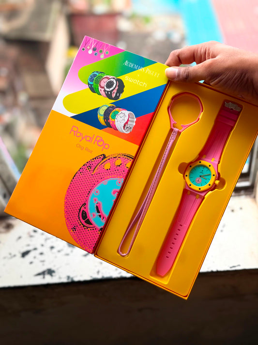 ROYAL POP WATCH TRENDY COLOUR FIBER BODY