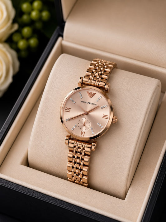 ARMAN GIRLS SMALL DIAL CLASSIC WOMENS WATCH ( Design 26 )