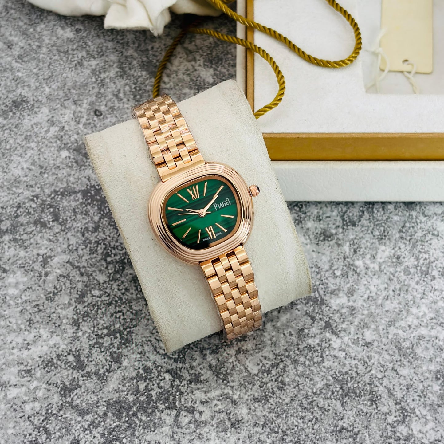 Piagt rose green dial Womens Watch